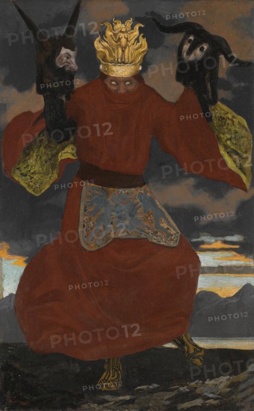 The Shaman, 1901. Artist: Schneider, Sascha (Karl Alexander) (1870-1927)