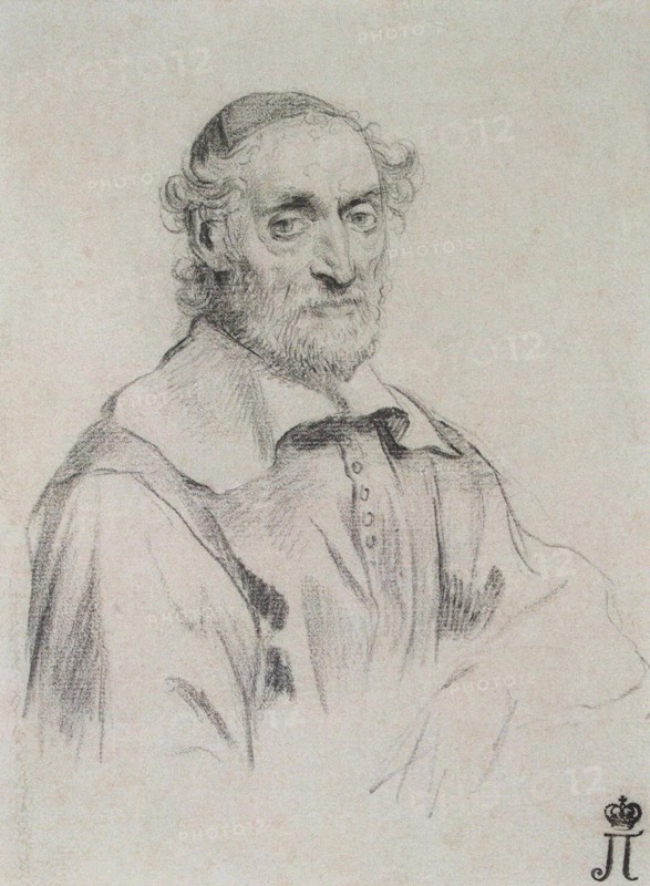 Portrait of Nicolas-Claude Fabri de Peiresc (1580-1637), 1636-1637. Artist: Mellan, Claude (1598-1688)