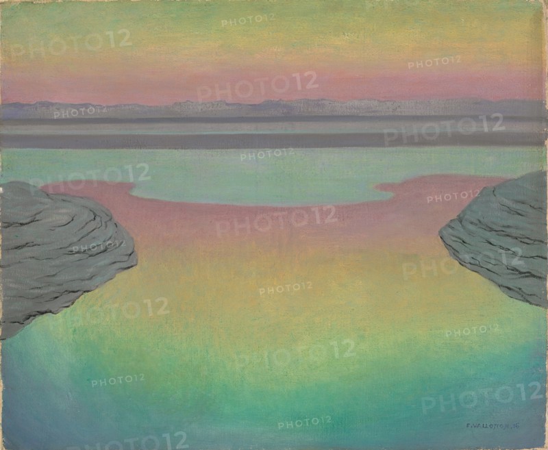 High Tide in Evening Light, 1915. Artist: Vallotton, Felix Edouard (1865-1925)