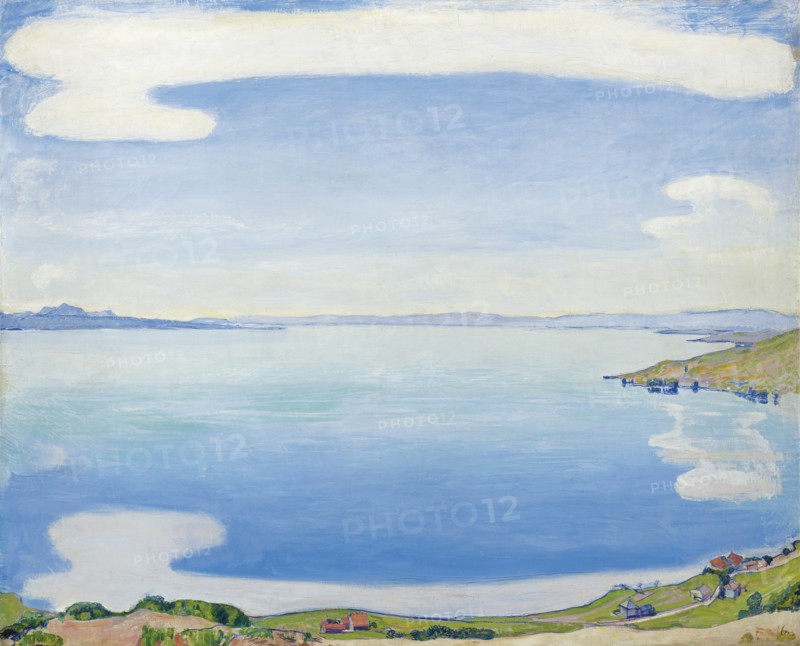 Lake Geneva seen from Chexbres, 1904. Artist: Hodler, Ferdinand (1853-1918)