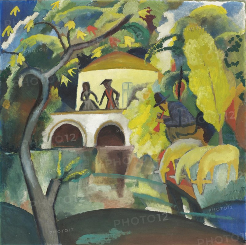 Rococo, 1912. Artist: Macke, August (1887-1914)