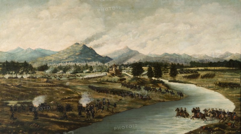 The Battle of the Alma on September 20, 1854, c. 1875. Artist: Anonymous