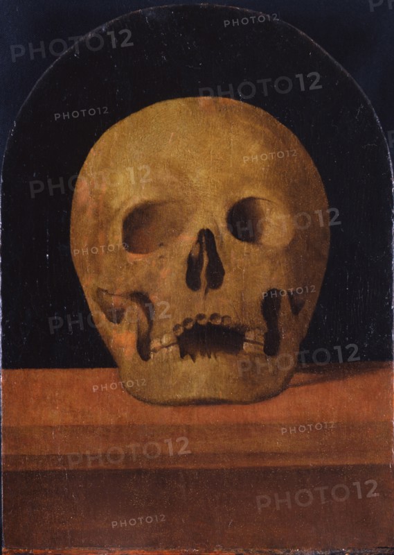 Memento mori. The back side of the triptych, 1500. Artist: Albertinelli, Mariotto (1474-1515)