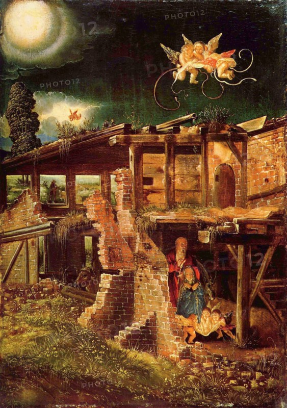 The Holy Night (The Nativity of Christ), c. 1513. Artist: Altdorfer, Albrecht (c. 1480-1538)