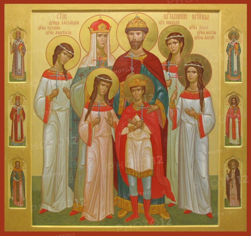 The killed Family of the Tsar Nicholas II, 2004-2007. Artist: Russian icon