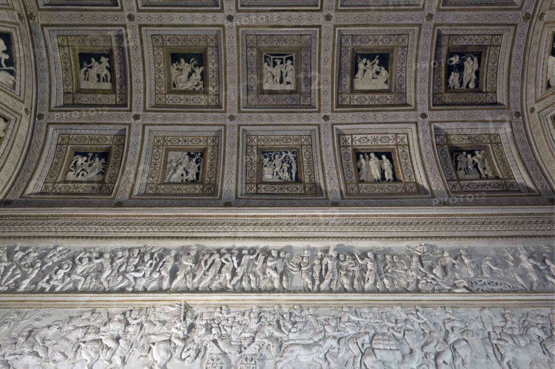 The Room of the Stuccoes (Camera degli Stucchi) of the Palazzo del Tè, 1526-1534. Artist: Primaticcio, Francesco (1504-1570)