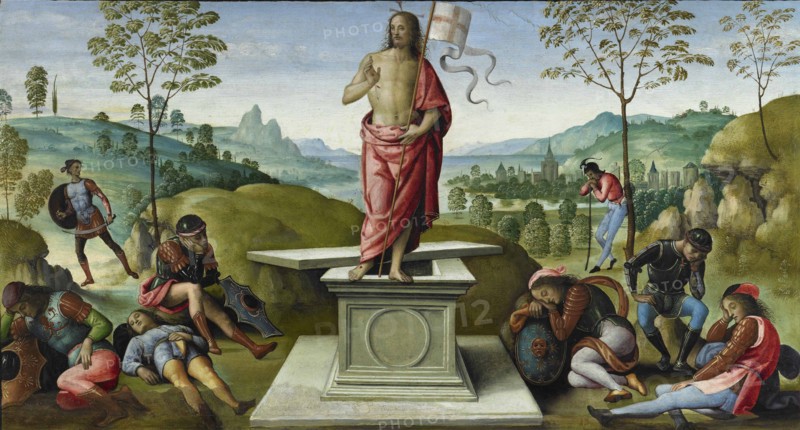 The Resurrection, 1496-1500. Artist: Perugino (ca. 1450-1523)