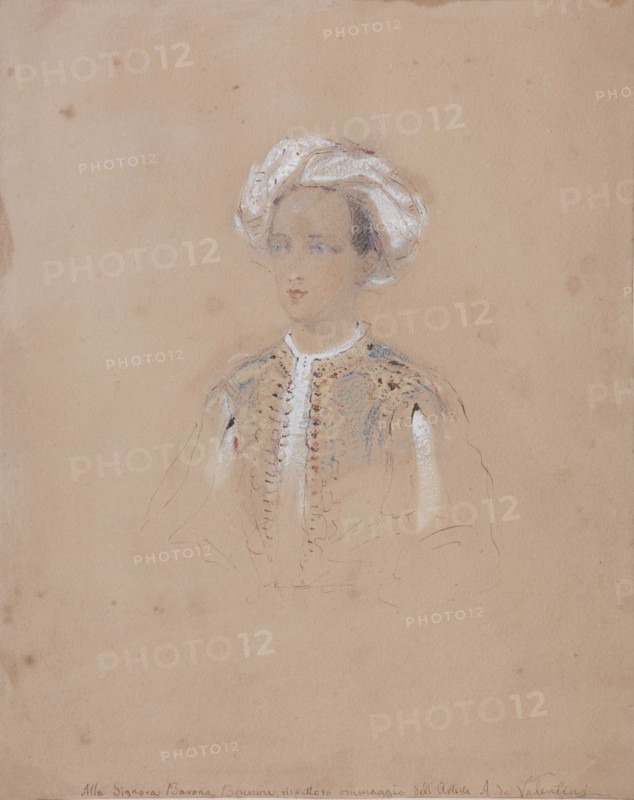 Portrait of Grand Duke Michael Nikolaevich of Russia (1832-1909), 1830-1840s. Artist: Valentini, Alexandre de (1787-1887)