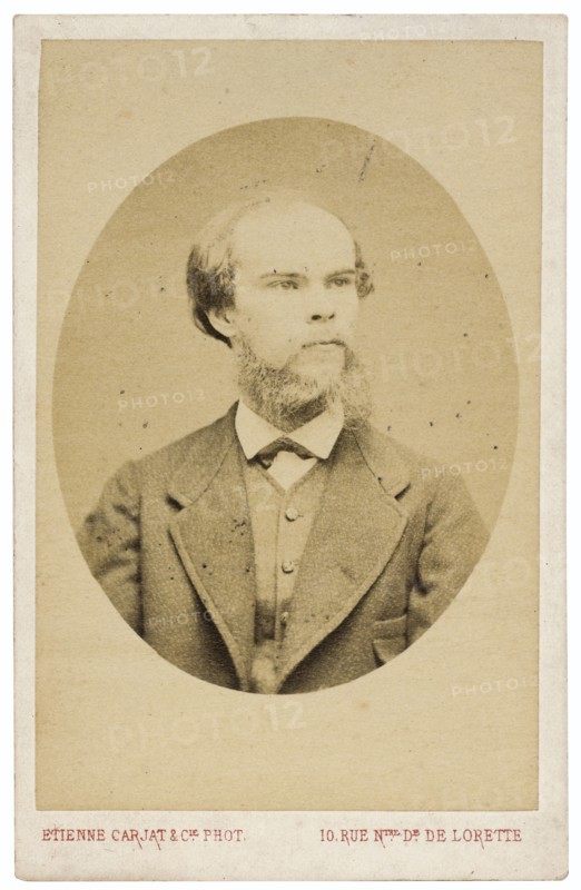 Portrait of the Poet Paul Verlaine (1844-1896), c. 1870. Artist: Carjat, Étienne (1828-1906)
