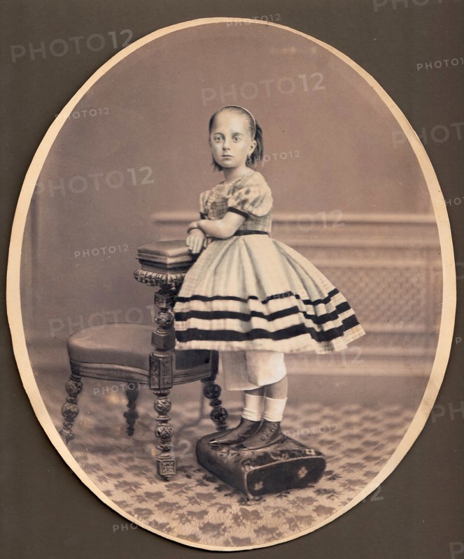 Portrait of Varvara Mikhaylovna Dostoevskaya (1854-1864), ca 1860. Artist: Anonymous