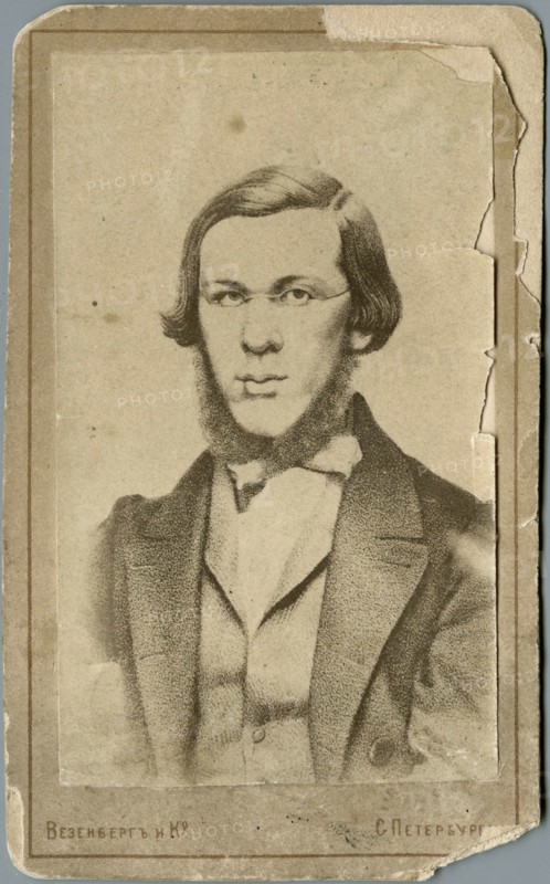 Nikolay Alexandrovich Dobrolyubov (1836-1861), Between 1865 and 1900. Artist: Photo studio Wesenberg