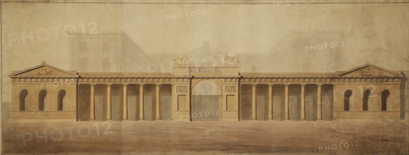 The Old Admiralty Screen, Late 18th cent.. Artist: Adam, Robert (1728-1792)