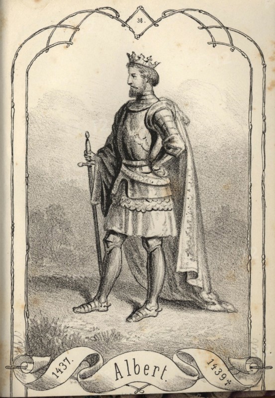 Albert the Magnanimous (1397-1439), King of Hungary and Croatia. Artist: Vizkelety, Béla (1825-1864)