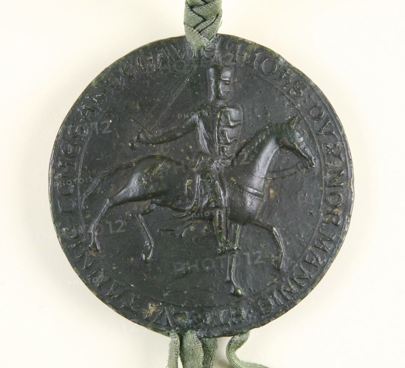 Great Seal of King John, 1203. Artist: Historic Object