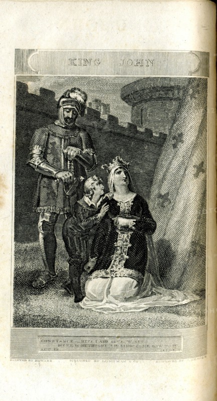 King John by William Shakespeare. Performed at Covent Garden on Saturday 20th April 1811. Artist: Neagle (1765-1822)