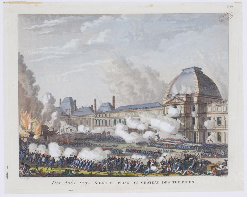 La prise des Tuileries, 1792