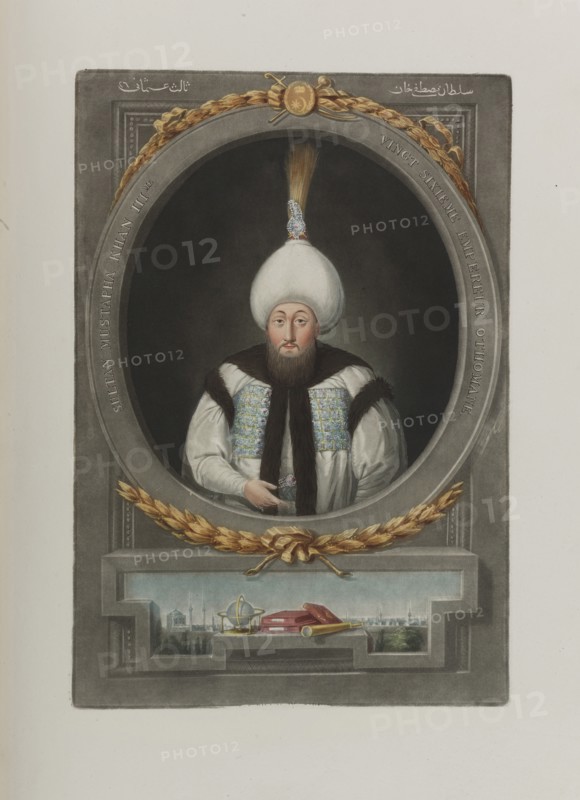 Portrait of Sultan Mustafa III (1717-1774), 1815. Artist: Anonymous