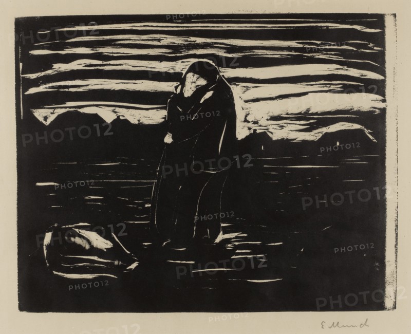Kiss in the Field, 1905. Artist: Munch, Edvard (1863-1944)
