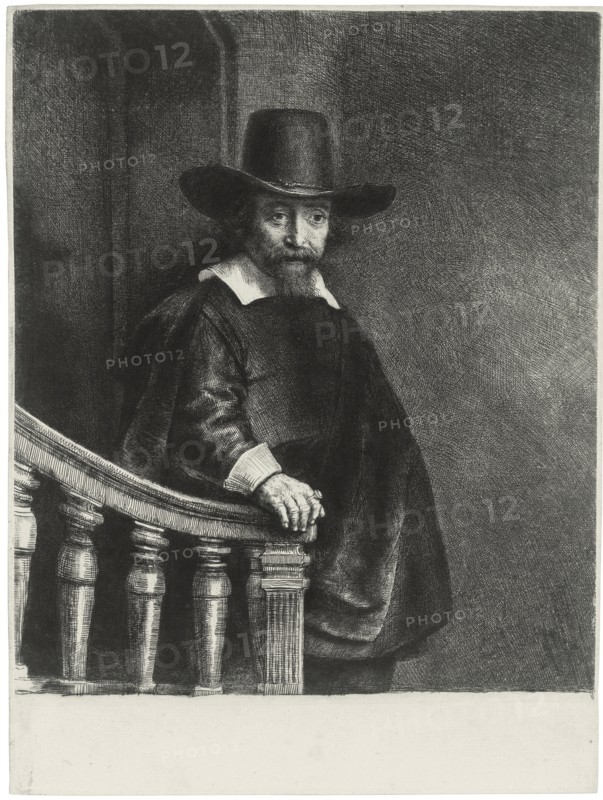 Ephraim Bueno, Jewish Physician, 1647. Artist: Rembrandt van Rhijn (1606-1669)