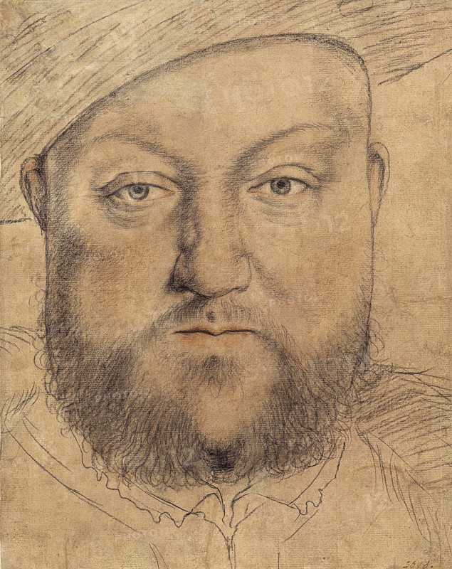 Portrait of King Henry VIII of England, c.1540. Artist: Holbein, Hans, the Younger (1497-1543)