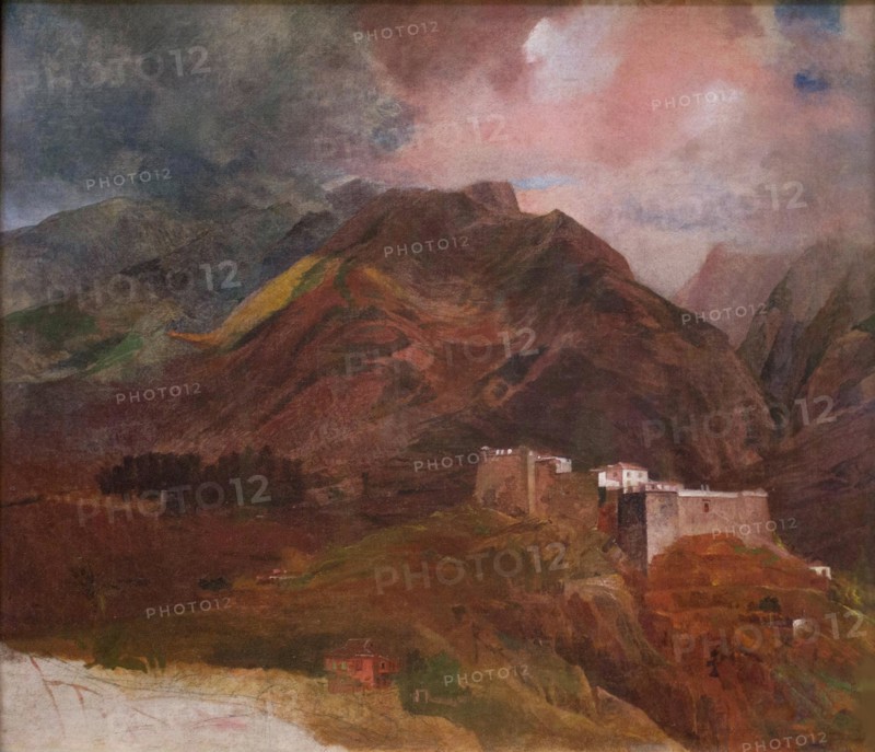 The Peak Fort on the island of Madeira, 1849-1850. Artist: Briullov, Karl Pavlovich (1799-1852)