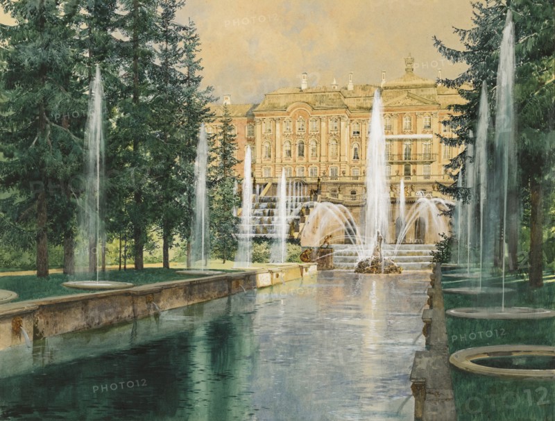 Peterhof, 1898. Artist: Kopallik, Franz (1860-1931)