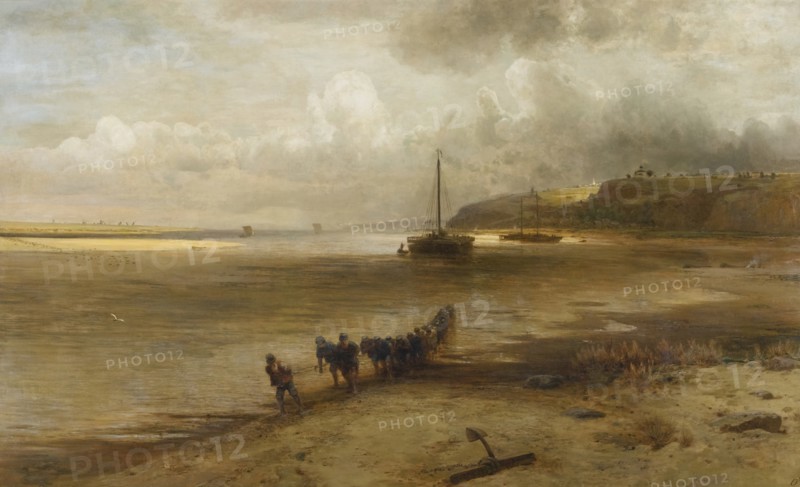 The Volga Near Yuryevets, 1870. Artist: Savrasov, Alexei Kondratyevich (1830-1897)