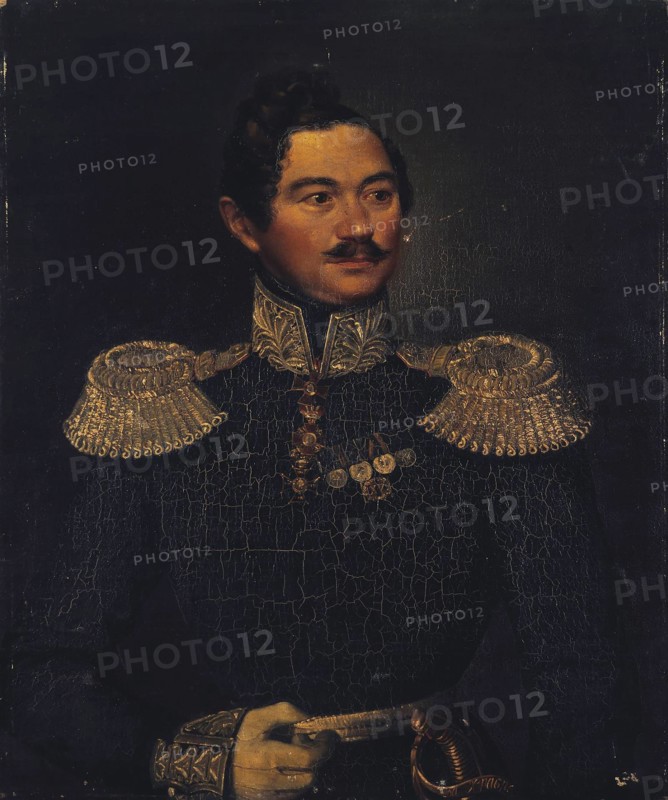 Portrait of general Ivan Alexeyevich Orlov (1795-1874), 1835. Artist: Orlov, Pimen Nikitich (1812-1863)