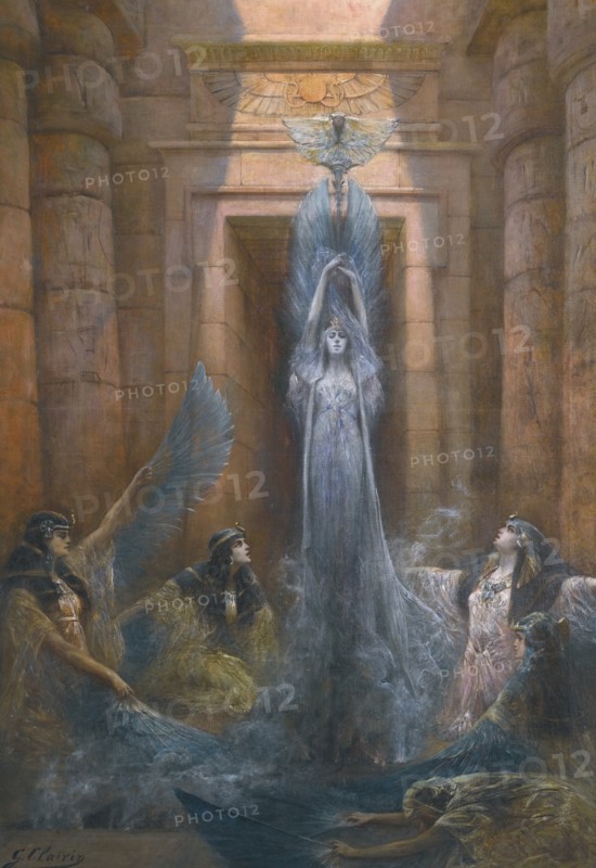 The Godess Neith. Artist: Clairin, Georges (1843-1919)