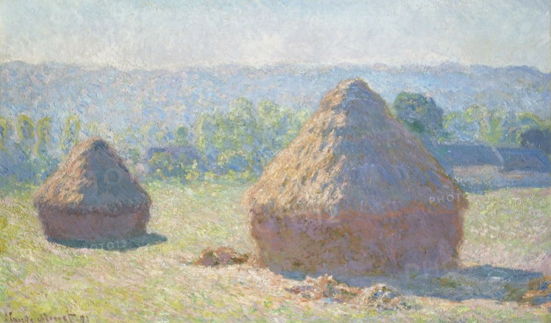 Haystack in the Evening Sun, 1891. Artist: Monet, Claude (1840-1926)