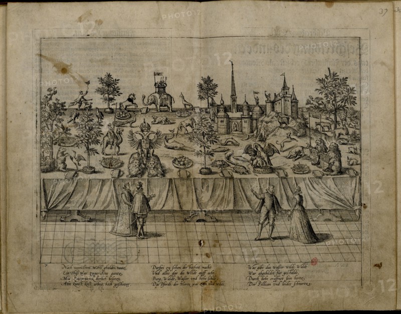 The Wedding of Duke John William of Jülich-Cleves-Berg and Jakobea of Baden, 1585. Artist: Hogenberg, Frans (1535-1590)