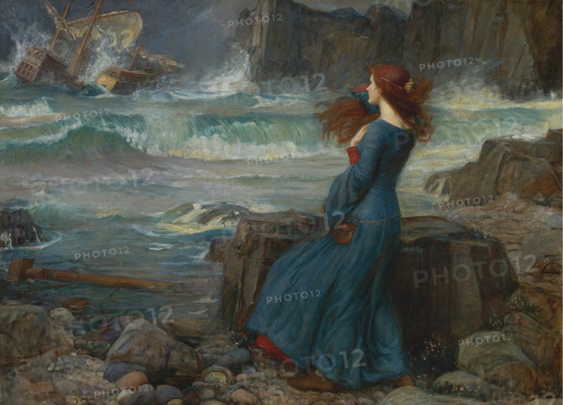 Miranda. The Tempest, 1916. Artist: Waterhouse, John William (1849-1917)