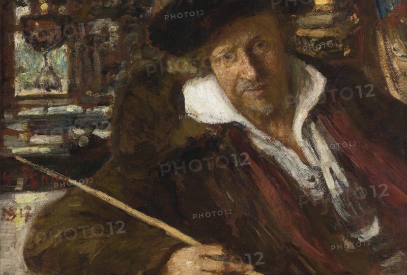 Self-Portrait, 1917. Artist: Repin, Ilya Yefimovich (1844-1930)