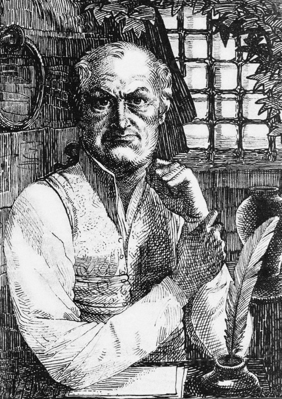 Donatien Alphonse François de Sade. Artist: Vibert, Pierre-Eugène (1875-1937)