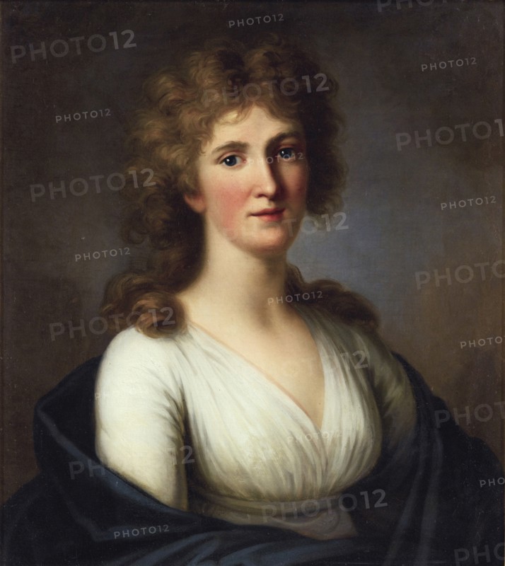 Portrait of Sara Anna von Miltitz (1774-1819). Artist: Tischbein, Johann Friedrich August (1750-1812)