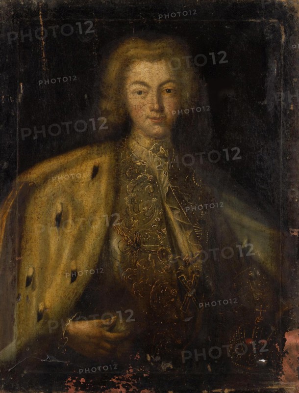 Portrait of the Tsar Peter II of Russia (1715-1730), 18th century. Artist: Anonymous