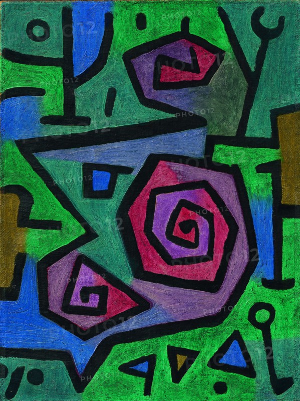 Heroic Roses, 1938. Artist: Klee, Paul (1879-1940)