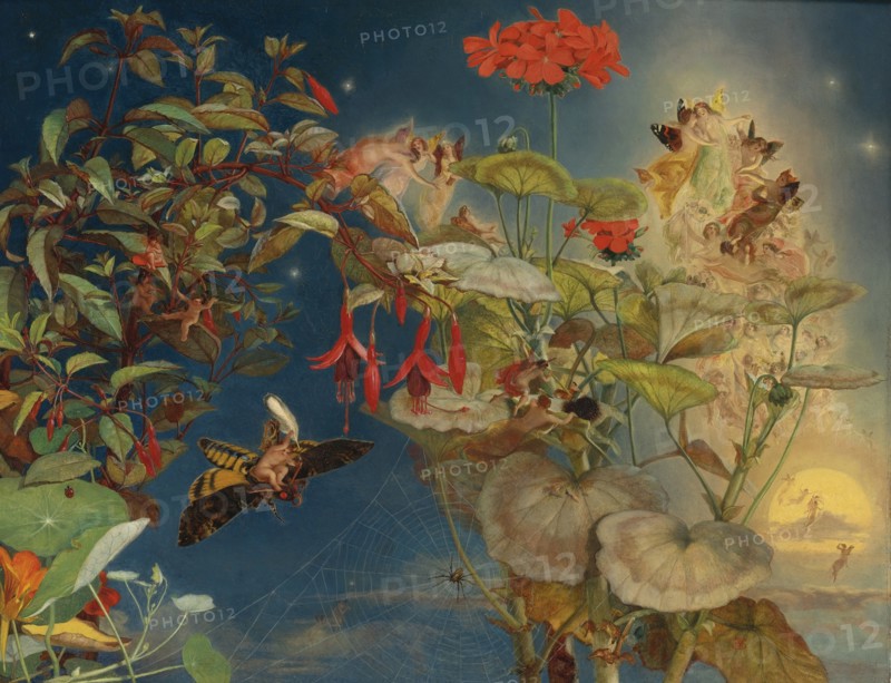 Midsummer Night's Fairies. Artist: Naish, John George (1824-1905)