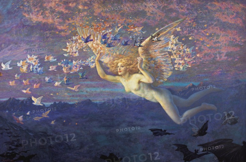 Wings of the Morning. Artist: Hughes, Edward Robert (1851-1914)