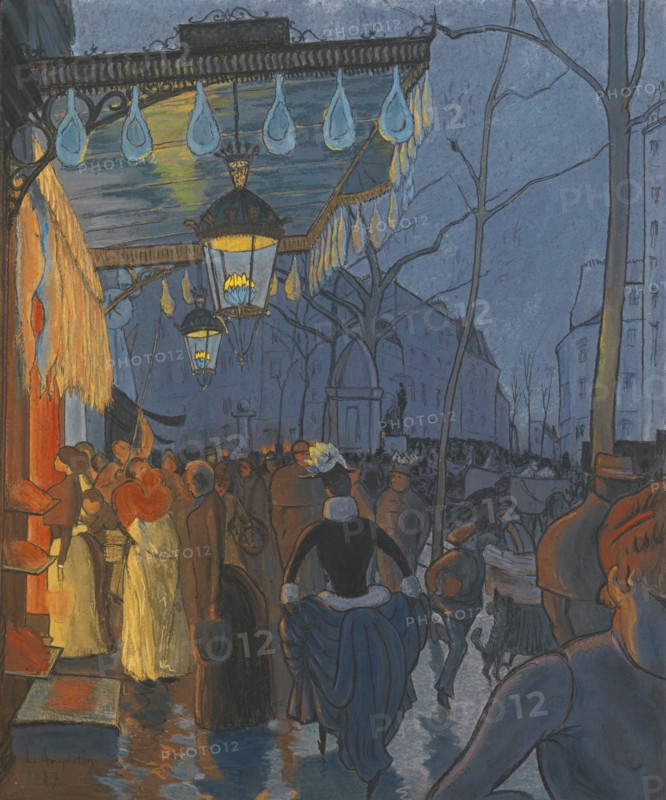 Avenue de Clichy. Five O'Clock in the Evening, 1887. Artist: Anquetin, Louis (1861-1932)