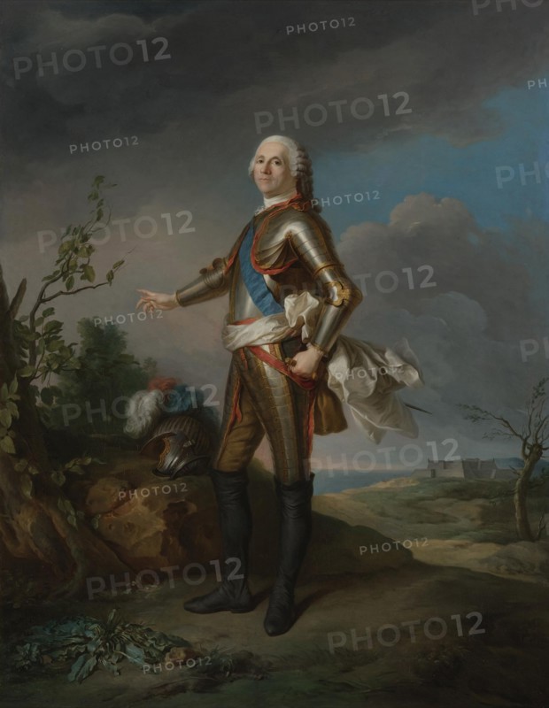 Armand de Vignerot du Plessis (1696-1788), Duke of Richelieu, Marshal of France. Artist: Nattier, Jean-Marc (1685-1766)