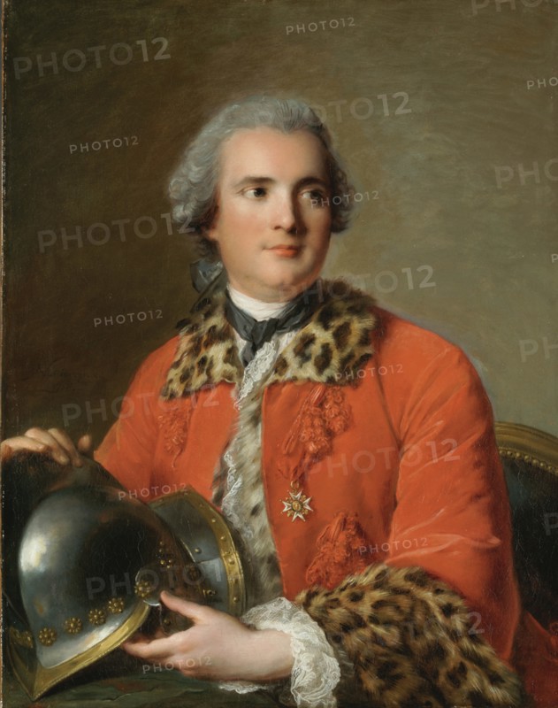 Portrait of Jean-Victor de Rochechouart de Mortemart (1712-1771), 1756. Artist: Nattier, Jean-Marc (1685-1766)