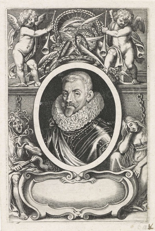 Portrait of Johann Tserclaes, Count of Tilly. Artist: Vorsterman, Lucas, the Elder (1595-1675)