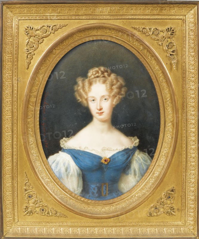 Princess Louise of Orléans (1812-1850), later Queen consort of the Belgians, 1830. Artist: Duchesne, Jean Baptiste Joseph (1770-1856)
