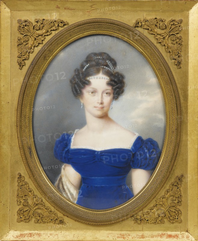 Princess Henrietta of Nassau-Weilburg (1797-1829), the wife of Archduke Charles of Austria. Artist: Lieder, Friedrich Johan Gottlieb (1780-1859)