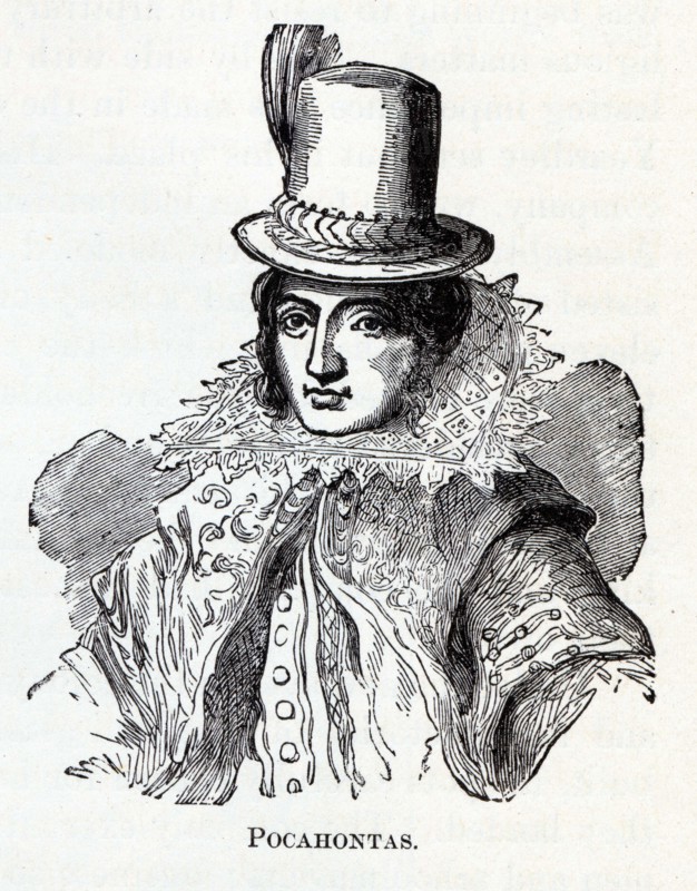 Pocahontas, 1882. Artist: Anonymous