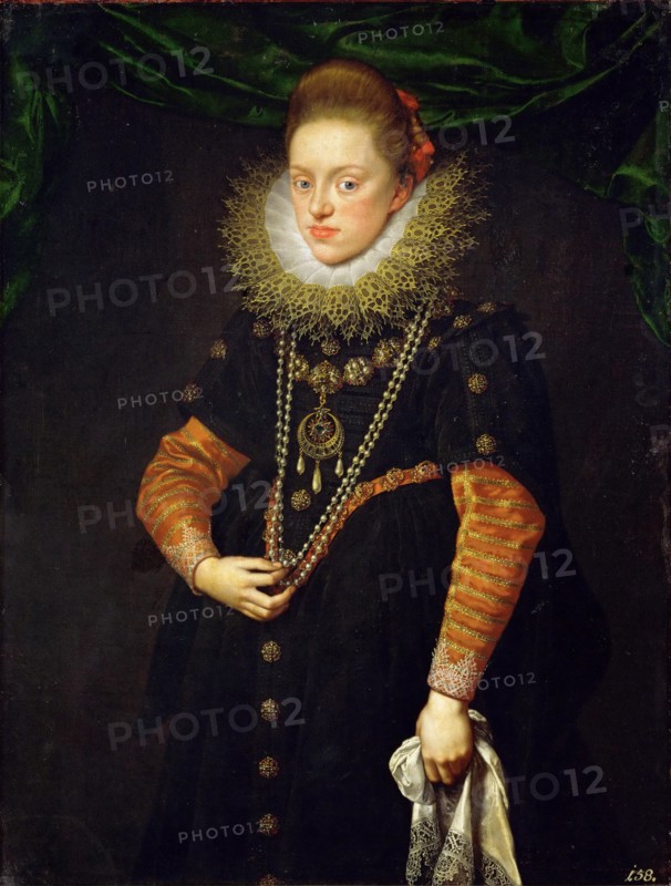 Portrait of Constance of Austria (1588?1631), queen of Poland, ca 1603. Artist: Pourbus, Frans, the Younger (1569-1622)