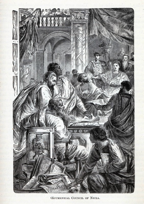 Ecumenical Council of Nicea, 1882. Artist: Anonymous
