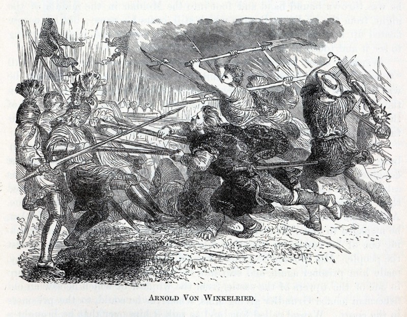 Arnold von Winkelried, 1882. Artist: Anonymous