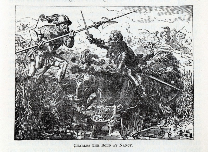Charles the Bold at Nancy, 1882. Artist: Anonymous